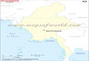 Myanmar Outline Map